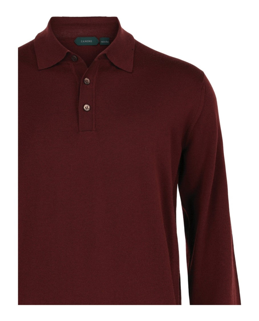 Slowear Zanone Flex Wool Slim-Fit Polo
