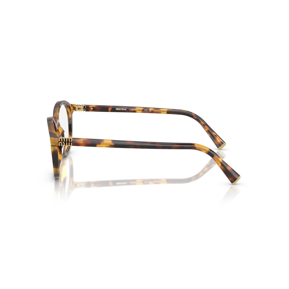 Miu Miu 0Mu 02Wv Round Acetate Eyeglasses