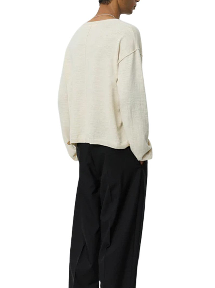 Mfpen Beige Companion Cotton Textured-Knit Jumper