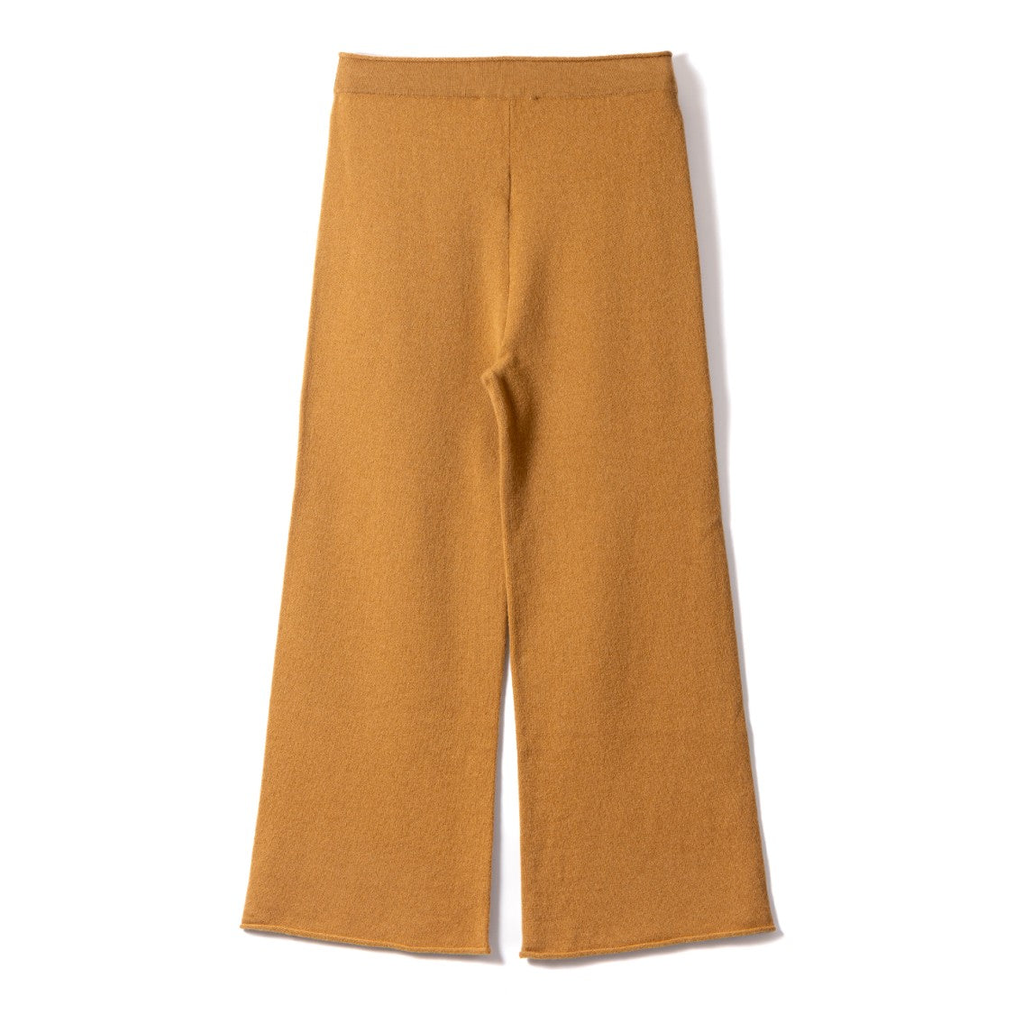 Outerknown High-Rise Brown Knit Trousers
