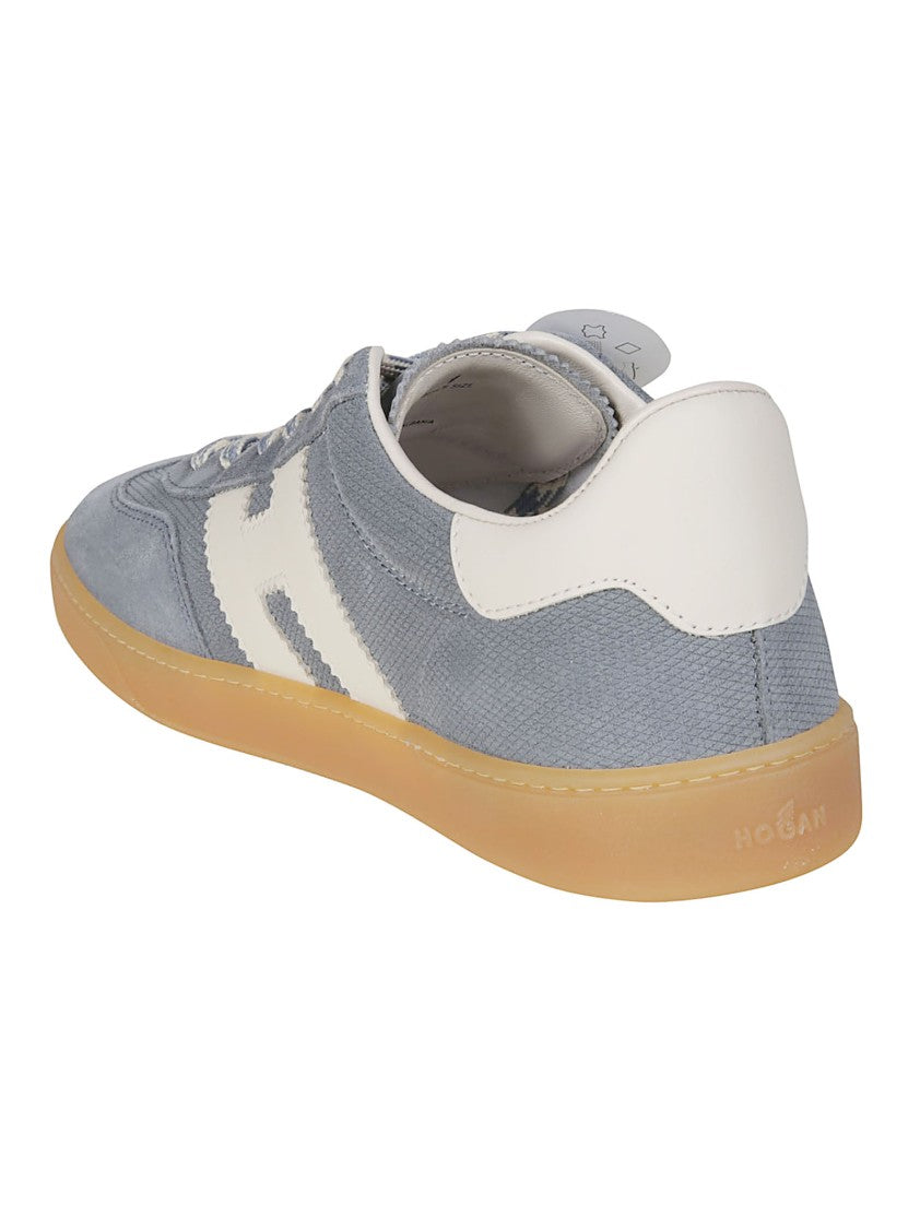 Hogan Light Blue Cool Calf Leather Sneakers