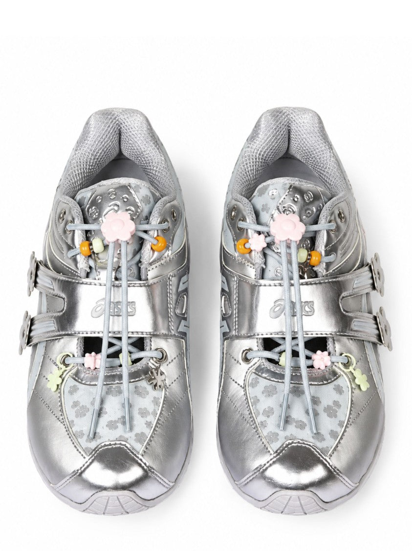 Asics By Cecile Bahnsen Gel-Kinetic Floral Appliqué Leather Sneakers