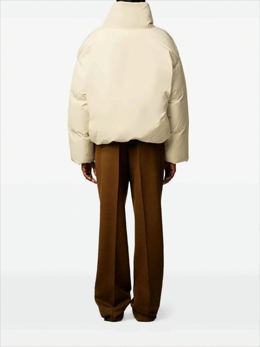 Ami Paris Cropped Oversized Puffer Jacket