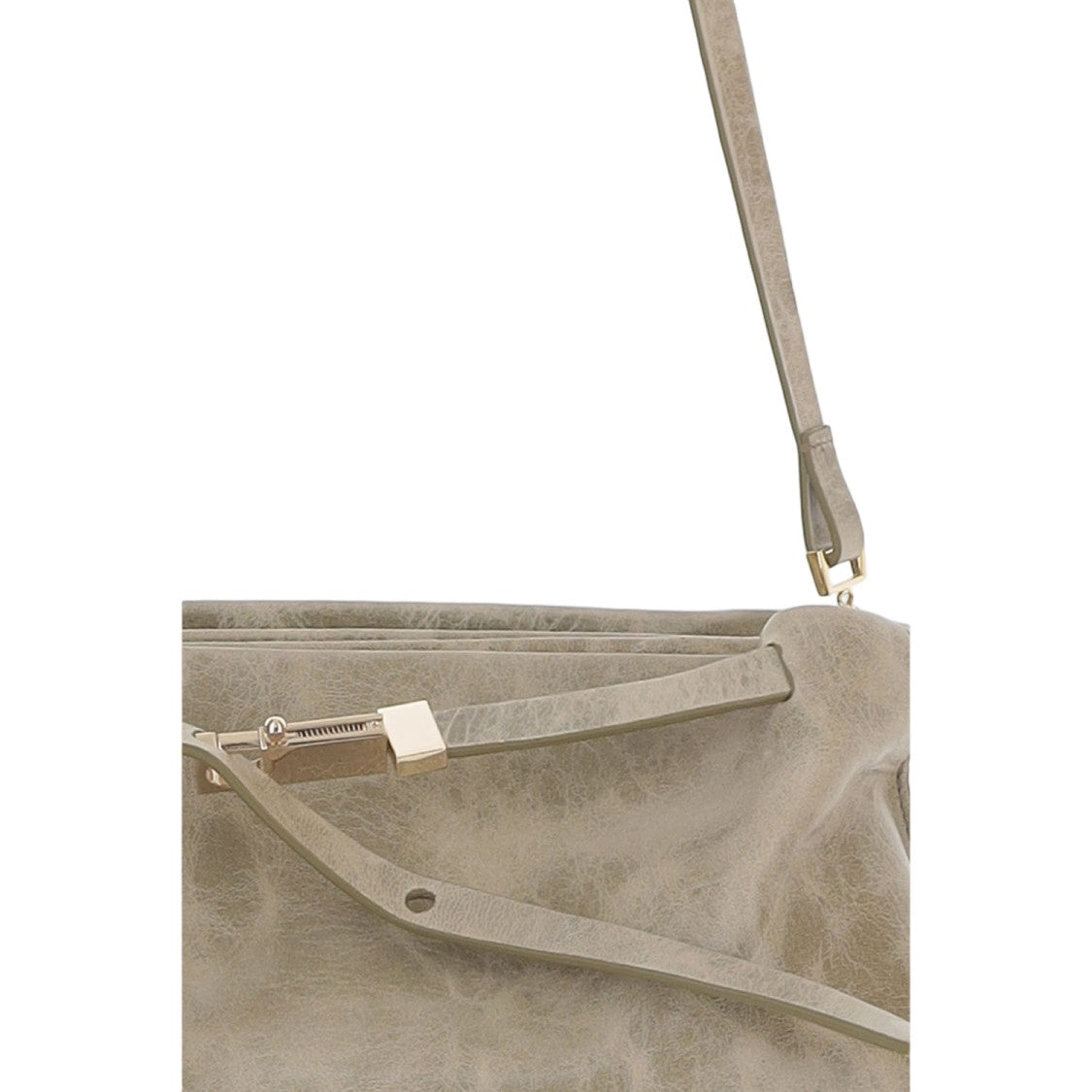 Benedetta Bruzziches Rectangular Shoulder Bag In Calfskin Leather