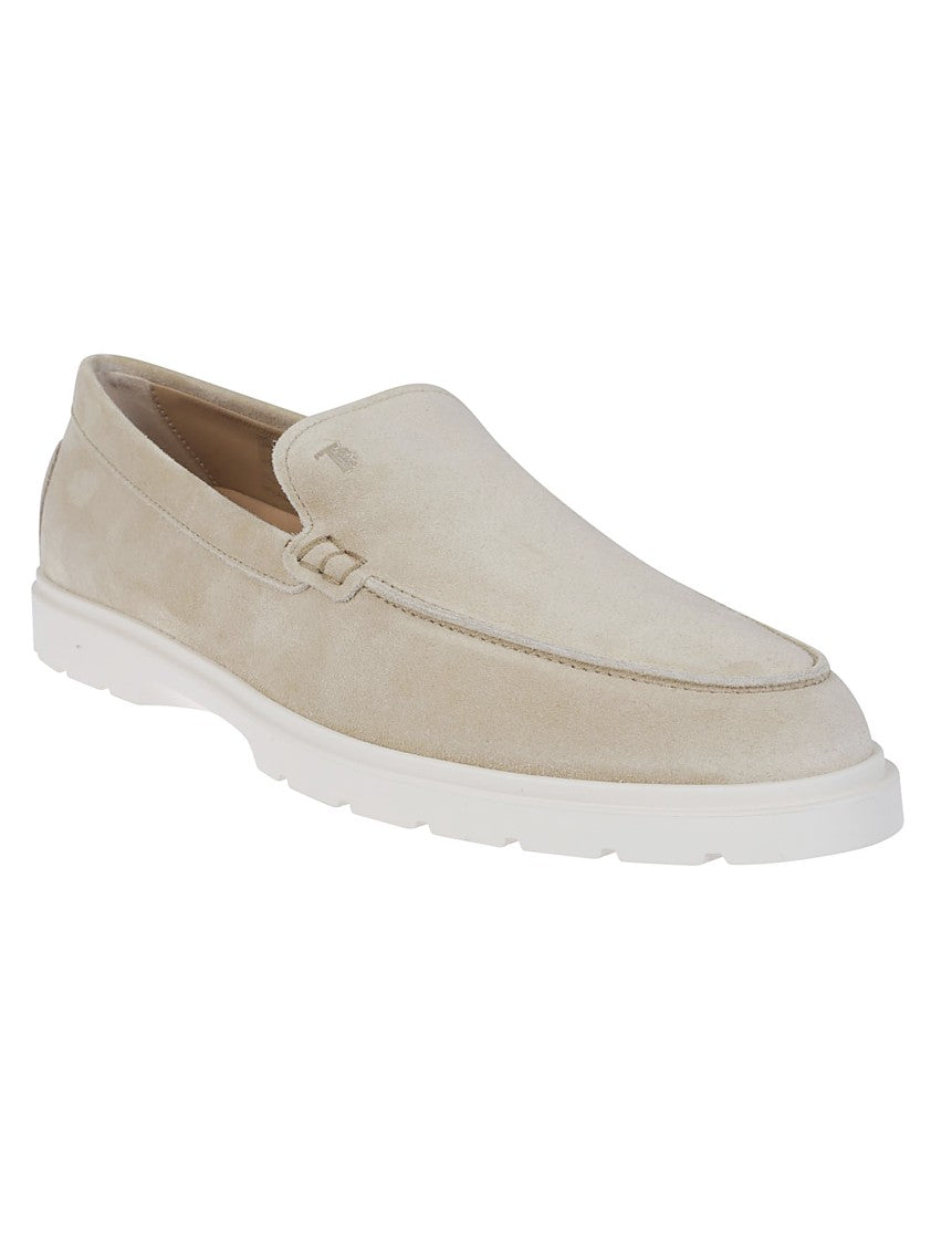 Tod's Slip-On Leather Moccasin Shoes With Cushioned Sole
