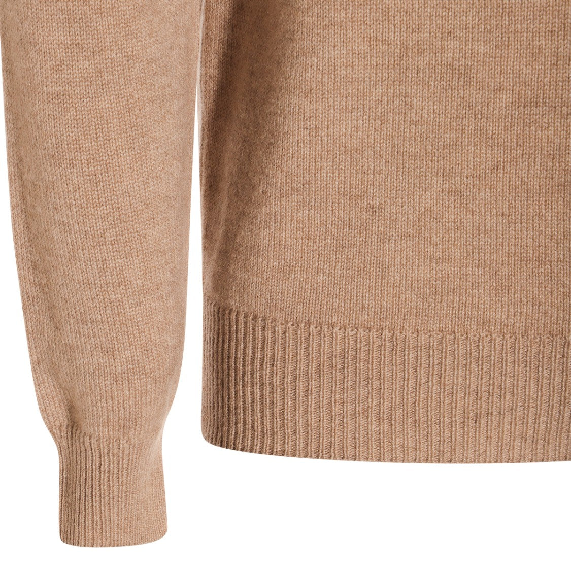 Malo Beige Cashmere Knitwear