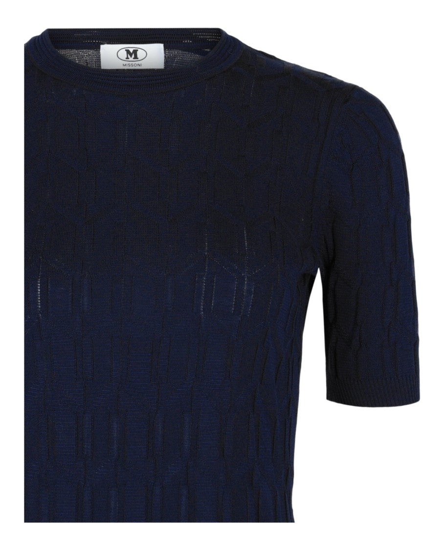 M Missoni Cable-Knit Pattern Sweater