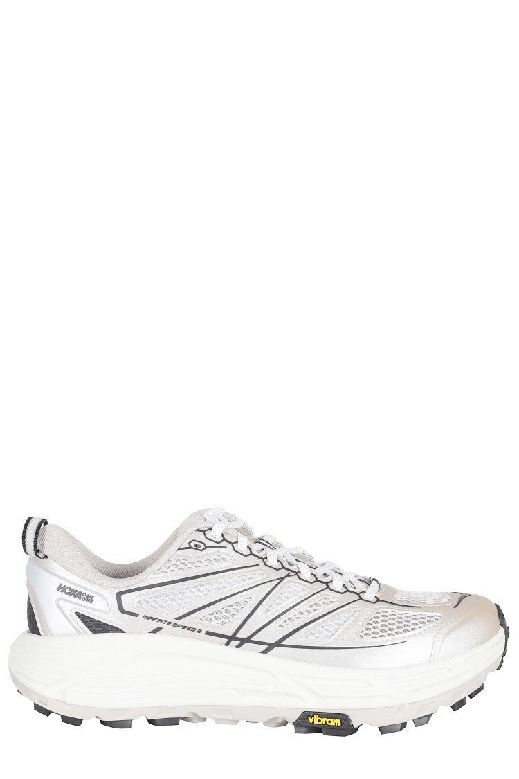 Hoka Gray Black U Mafate Speed 2 Ts Mesh Sneakers