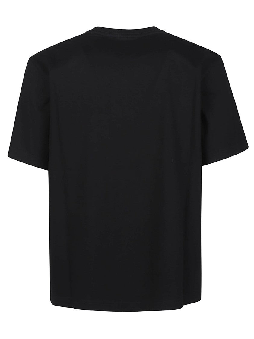Canada Goose Black Novo Logo Crew Neck Cotton T-Shirt