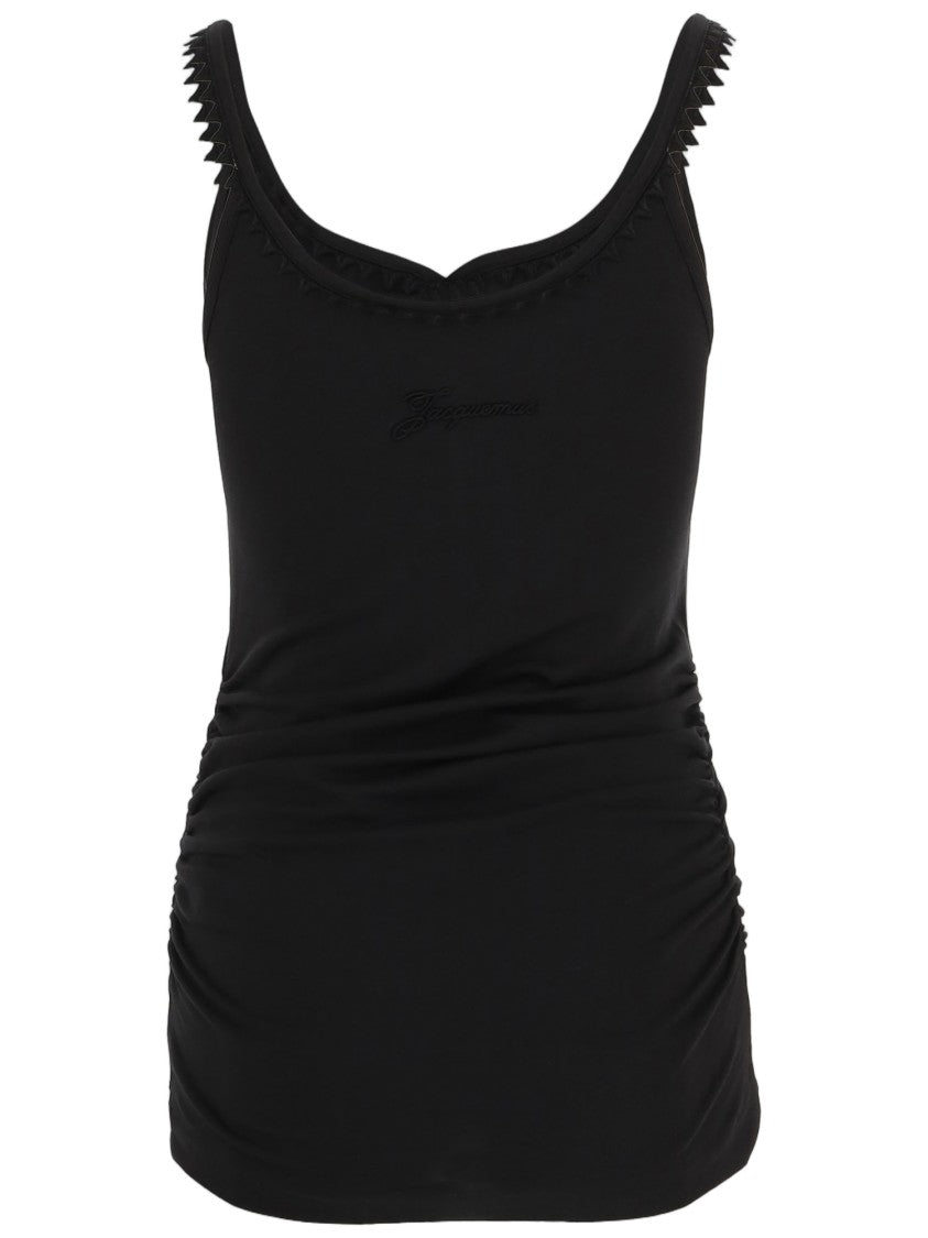 Jacquemus Cotton Top With Half-Button Front