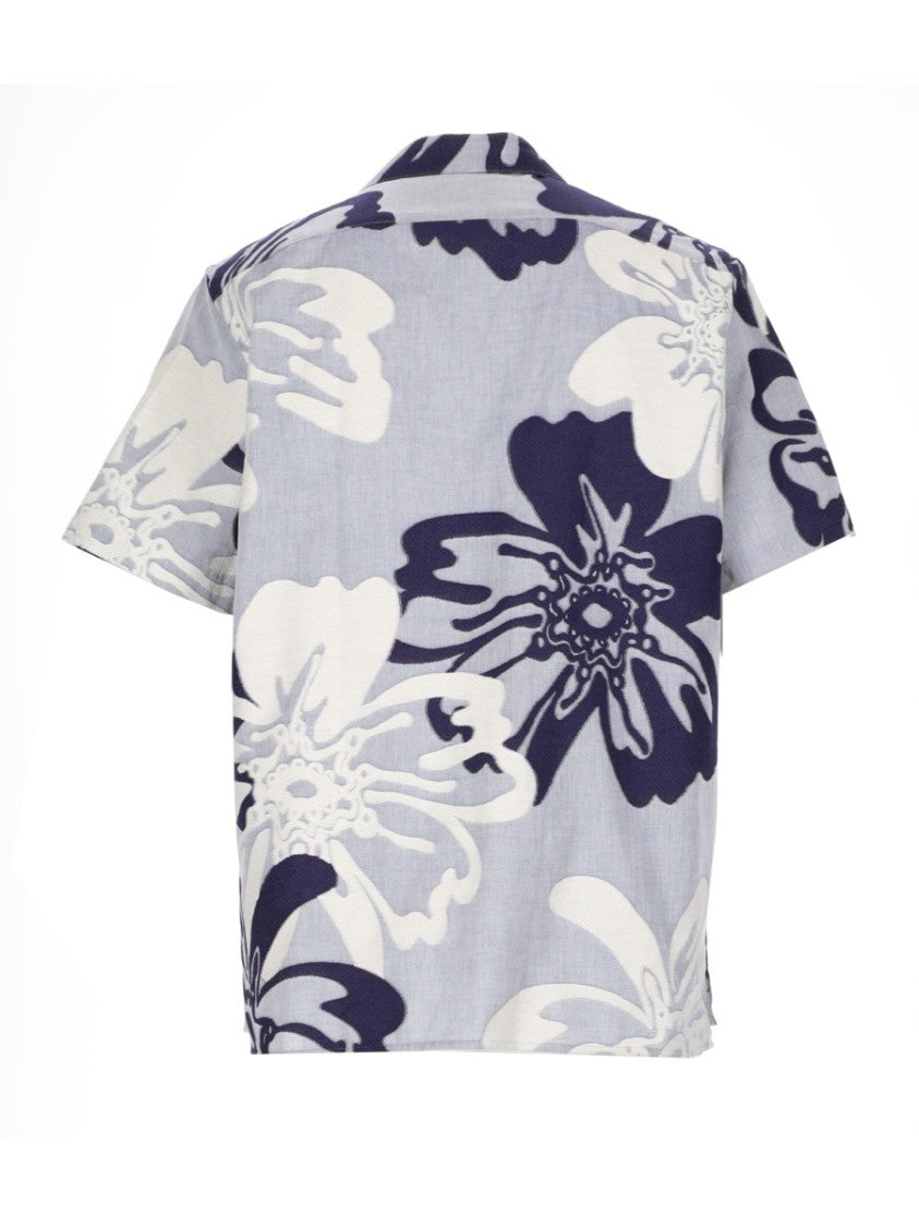 Ps Paul Smith Multicolor Floral Print Cotton Shirt