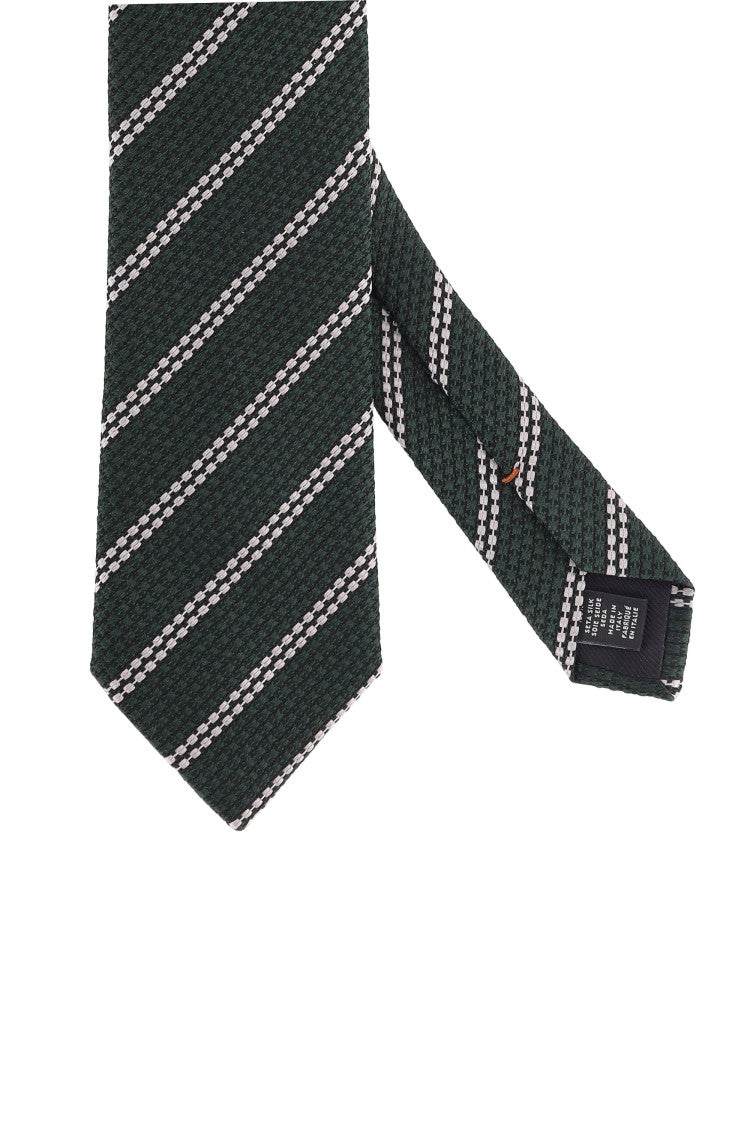 Zegna Regimental Pure Silk Tie