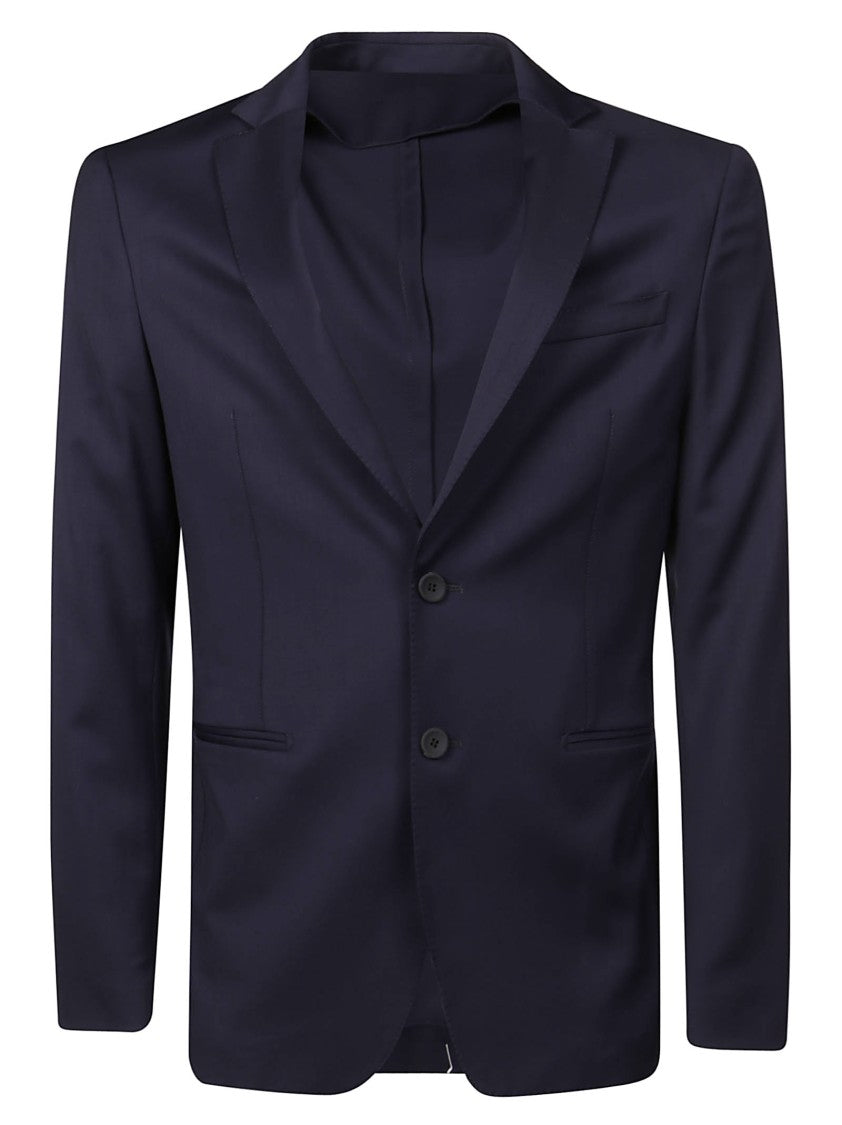 Tonello Navy Washable Virgin Wool Blazer