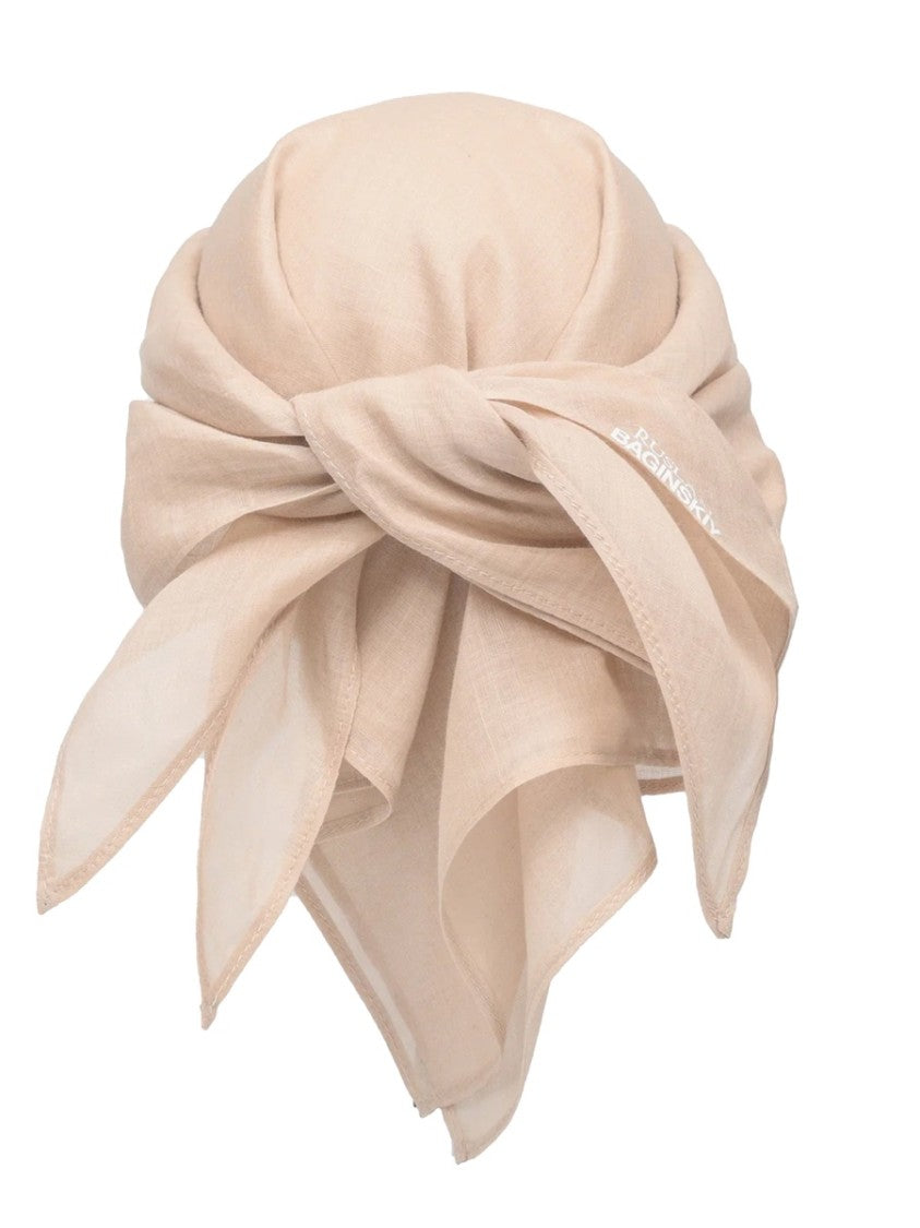 Ruslan Baginskiy Natural Nettle Semi-Sheer Visor Scarf