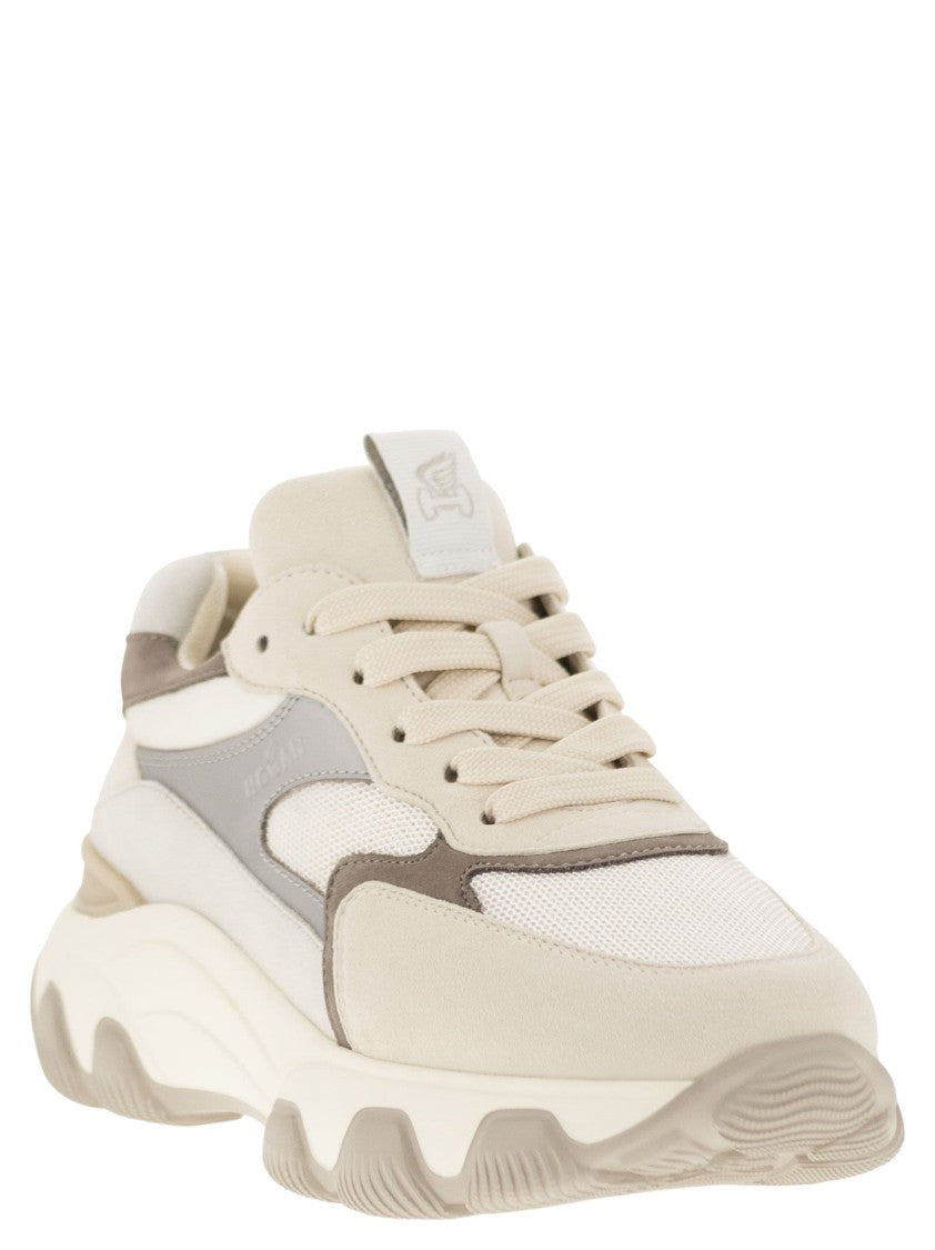 Hogan Hyperactive - Leather And Fabric Trainers