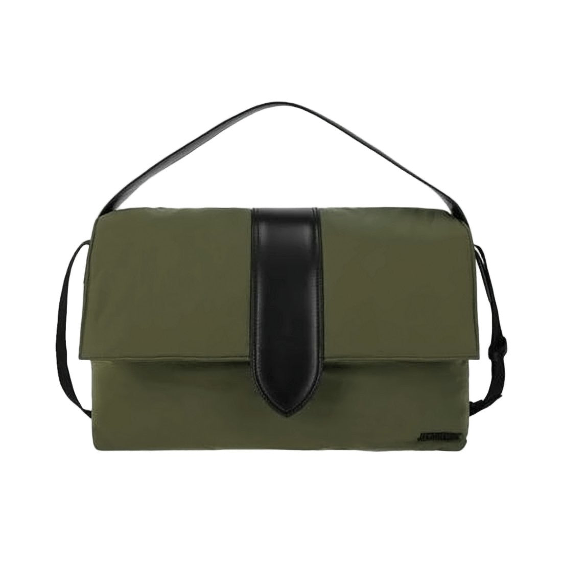 Jacquemus Structured Green Nylon Crossbody Bag