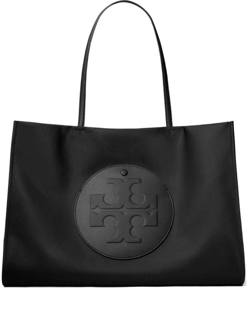 Tory Burch Rectangular Tote Bag With Embossed Logo Patch
