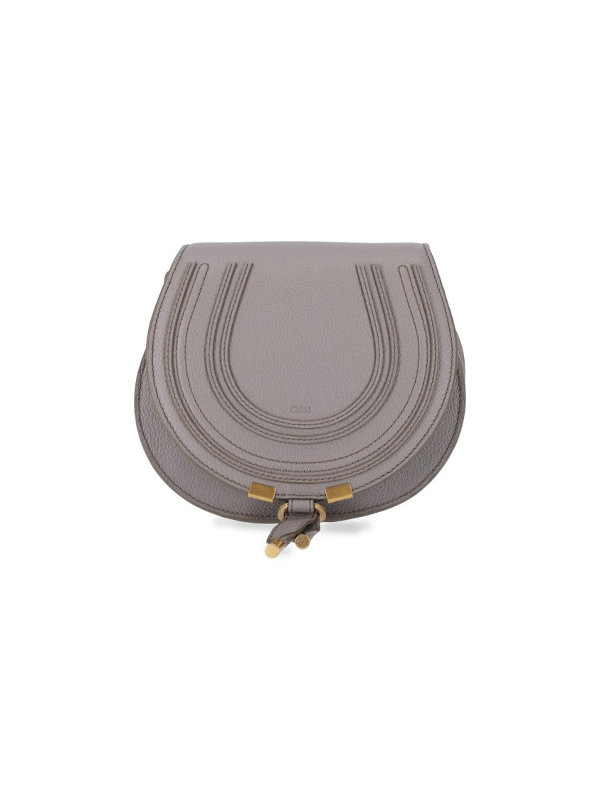 Chloé "Marcie" Small Shoulder Bag Gray