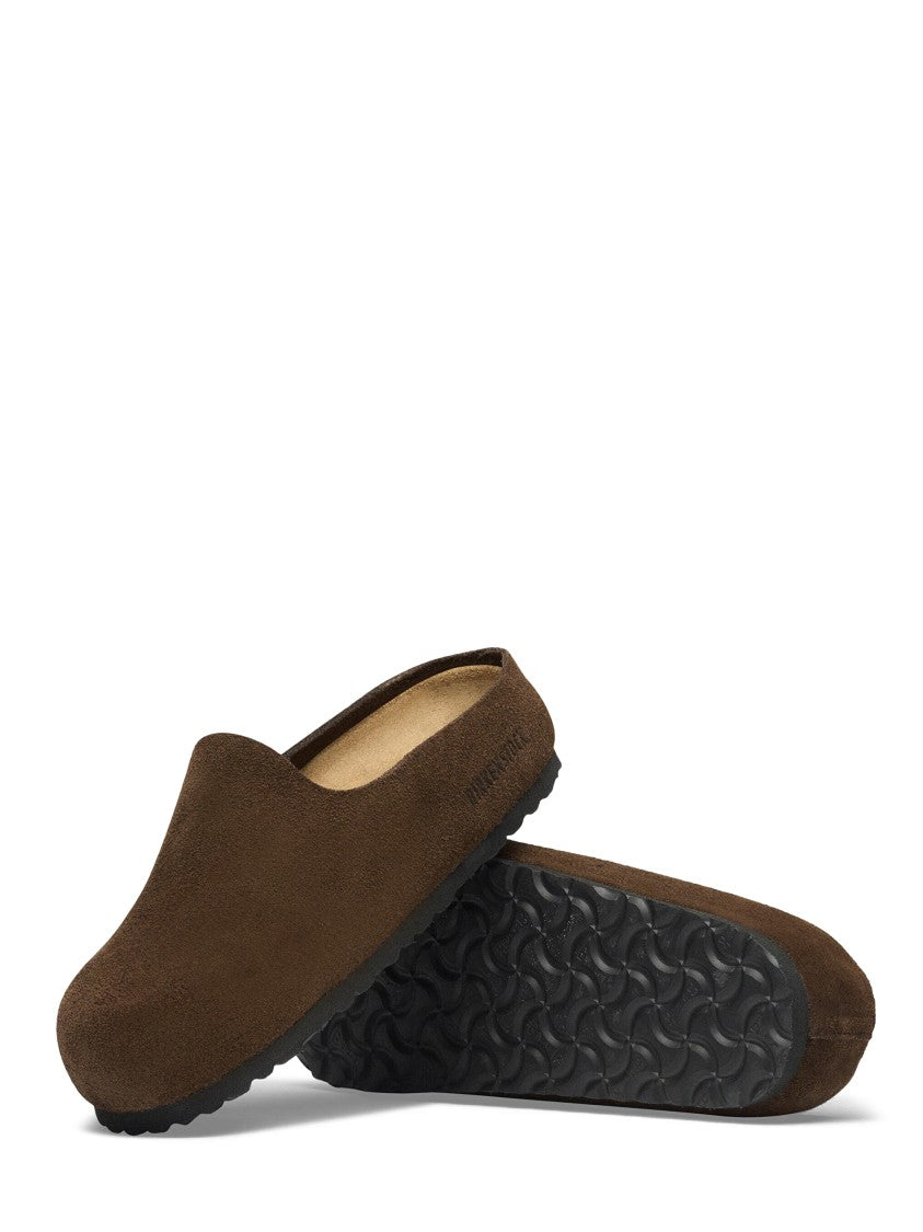 Birkenstock Slip-On Suede Mule Shoes With Textured Sole