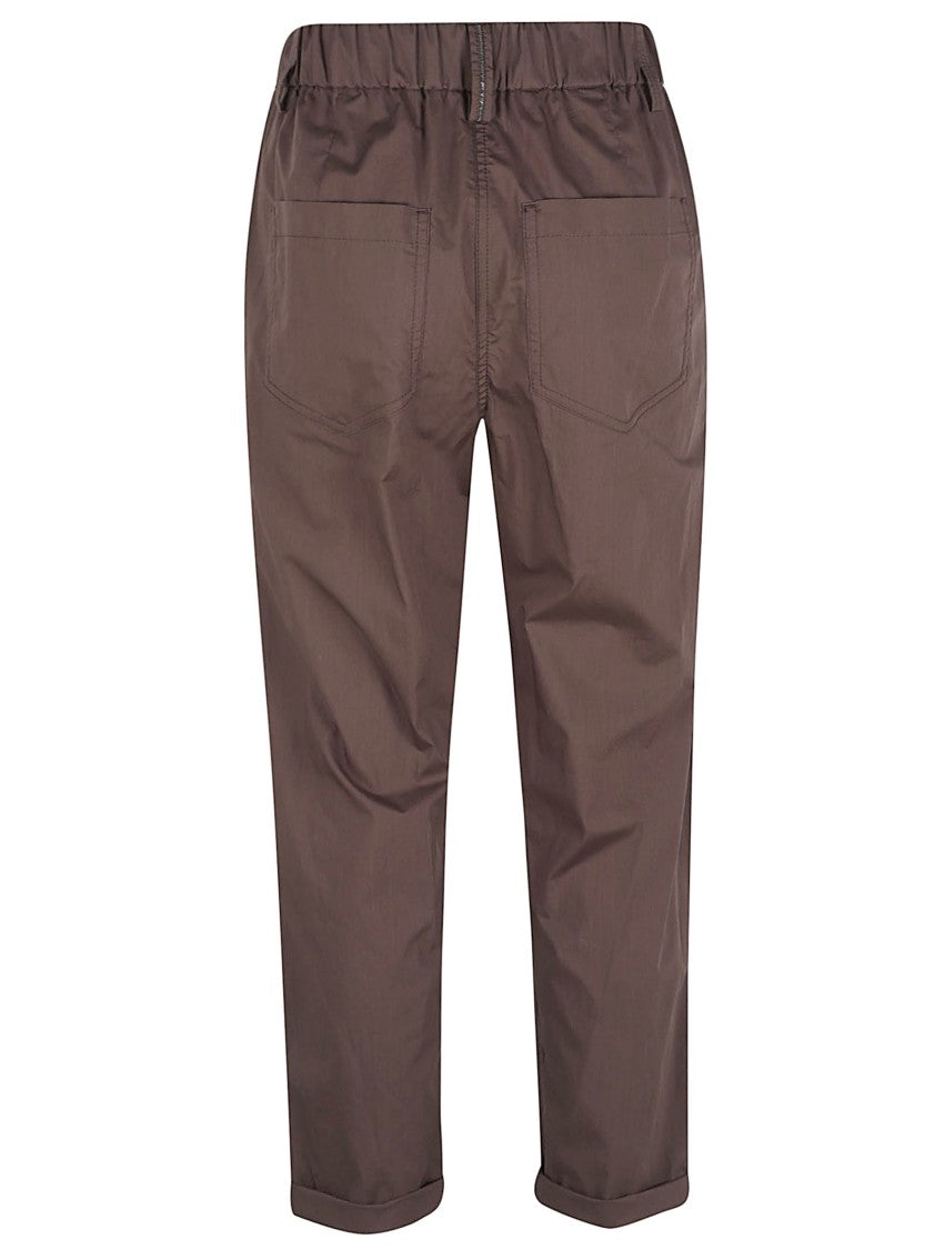 Brunello Cucinelli Lightweight Poplin Trousers With Five-Pocket Style
