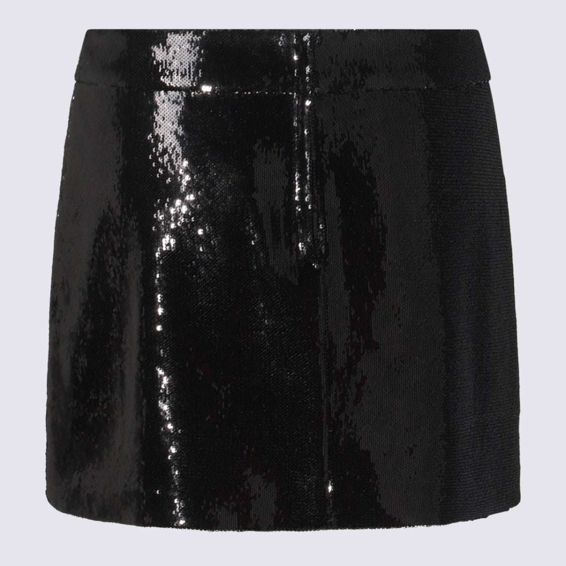 Dolce & Gabbana Mini Sequin Skirt With Fitted Waistband