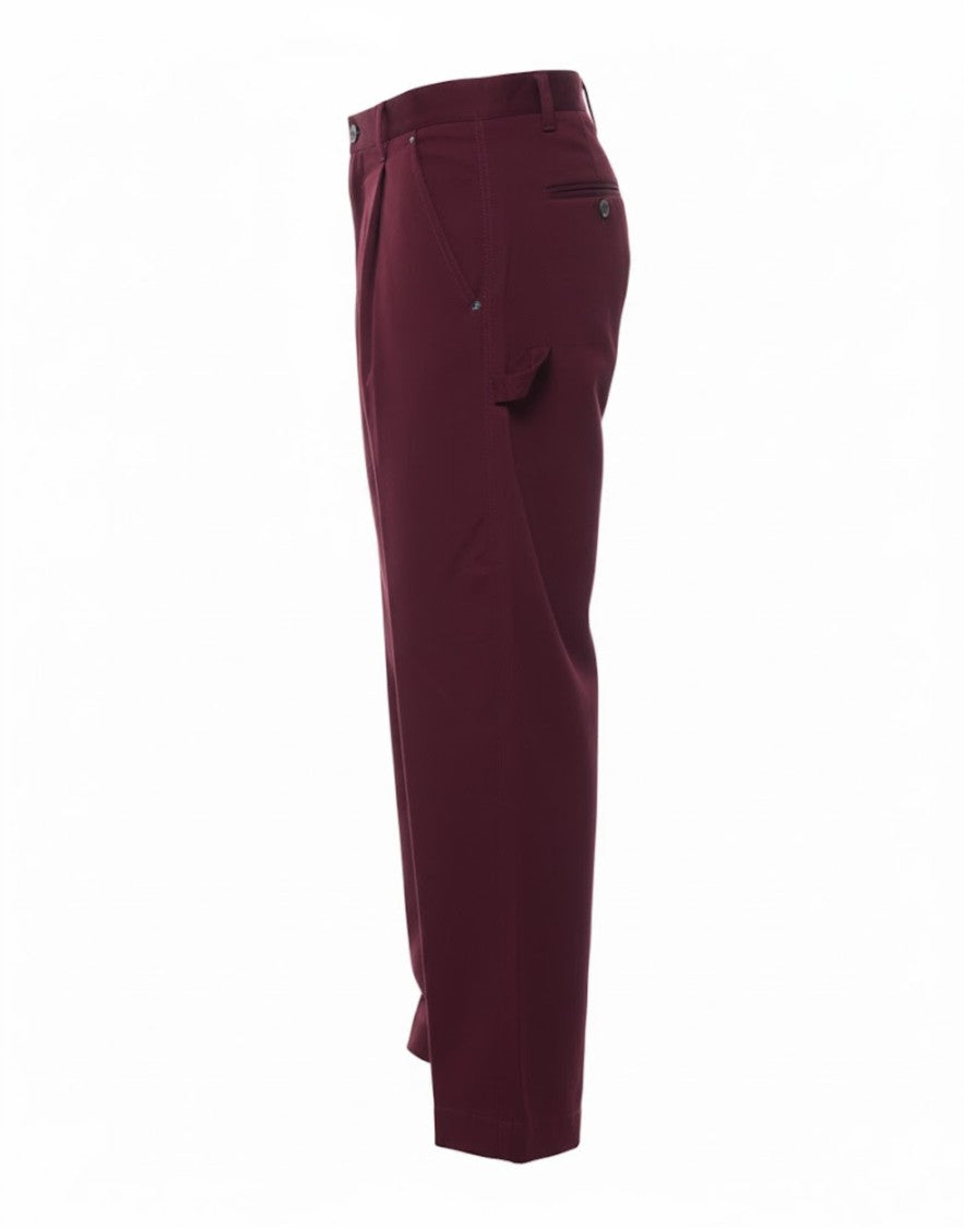 Nine In The Morning Carrot Fit Trousers In Deep Must Wine