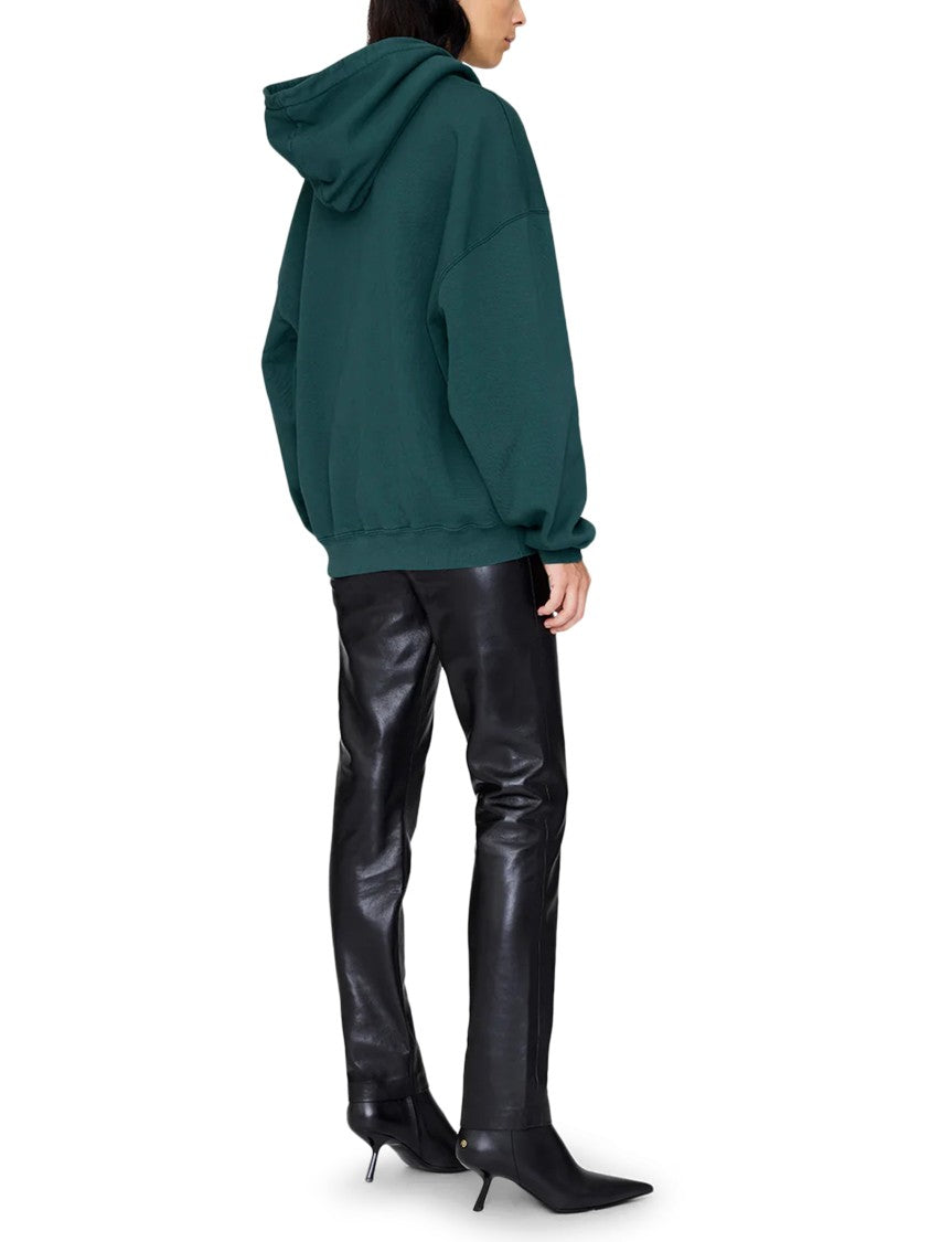 Anine Bing Oversized Deep Green Sweatshirt
