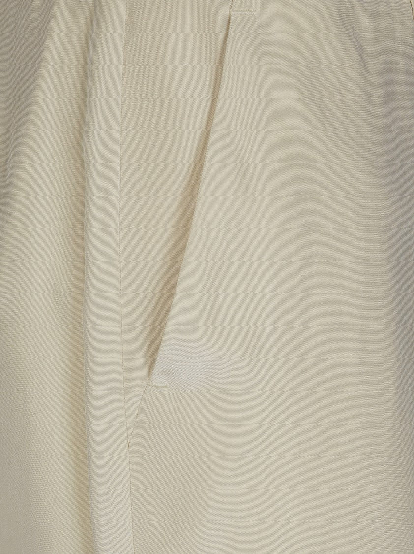 Sportmax Straight-Leg Viscose Trousers With Tailored Finish