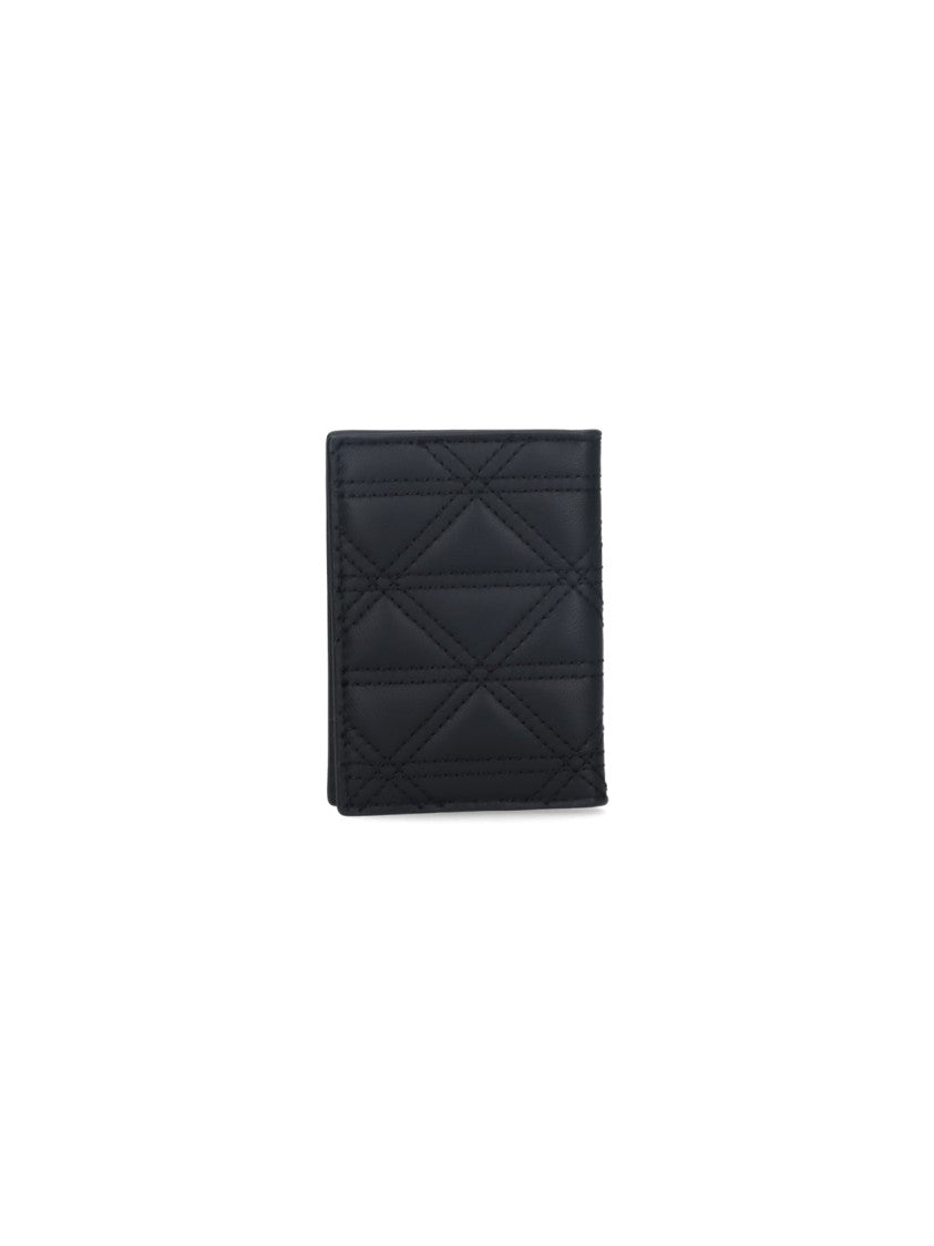 Vivienne Westwood Bi-Fold "Orb" Passport Holder – Black