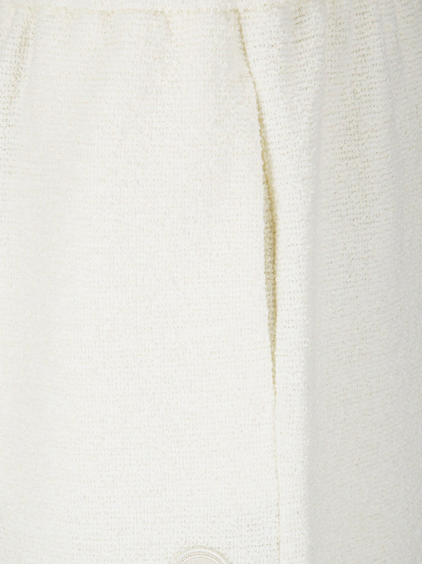 Moncler Stretch Shorts With Textured Finish