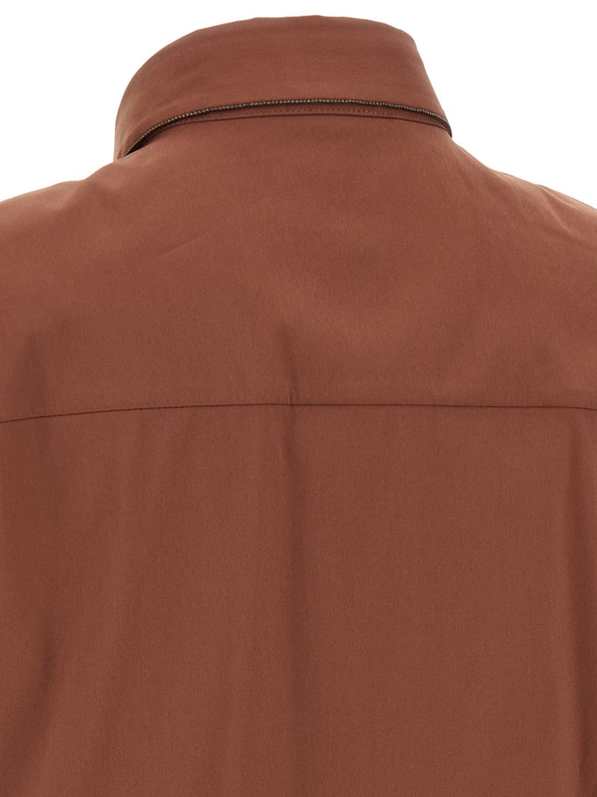 Brunello Cucinelli 'Shiny Trim' Shirt
