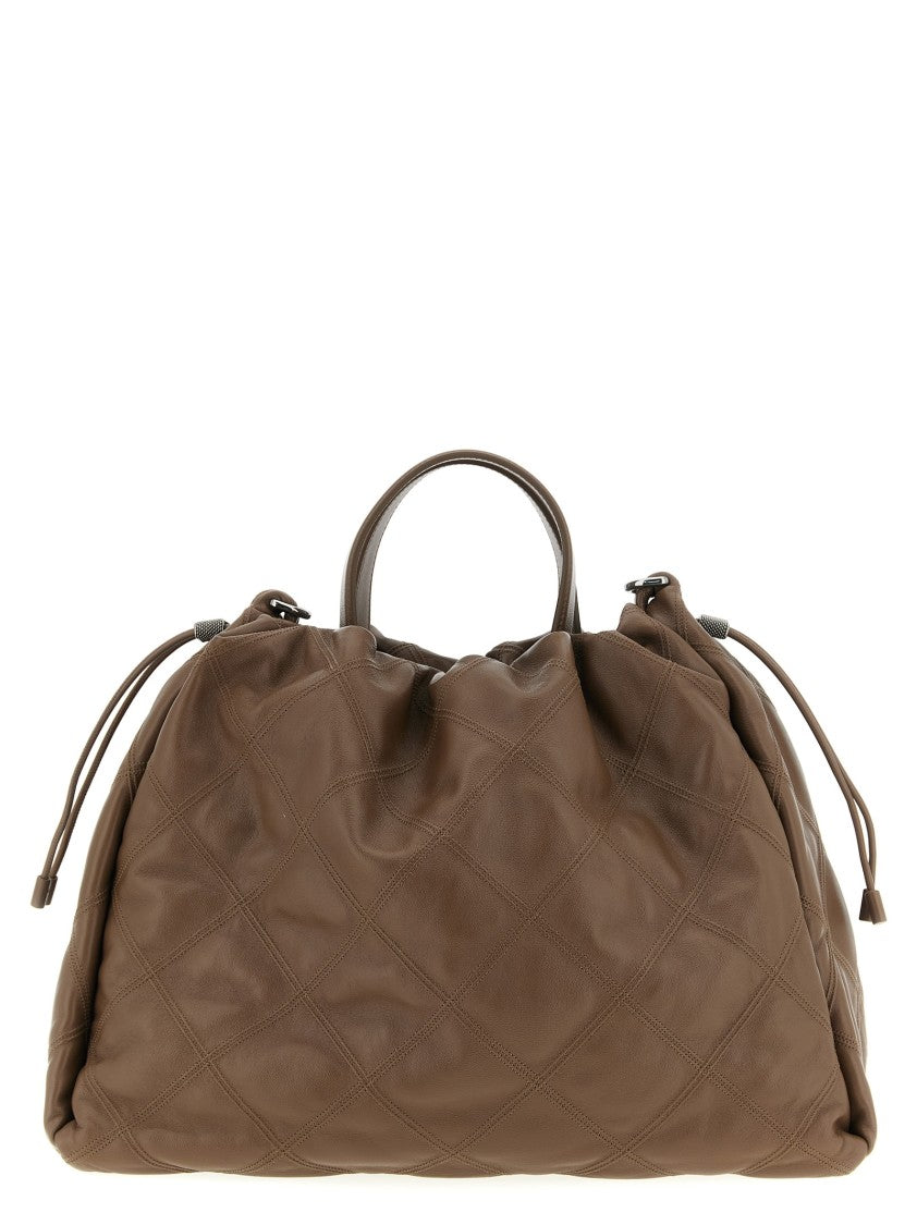 Brunello Cucinelli 'Mellow' Large Shopping Bag