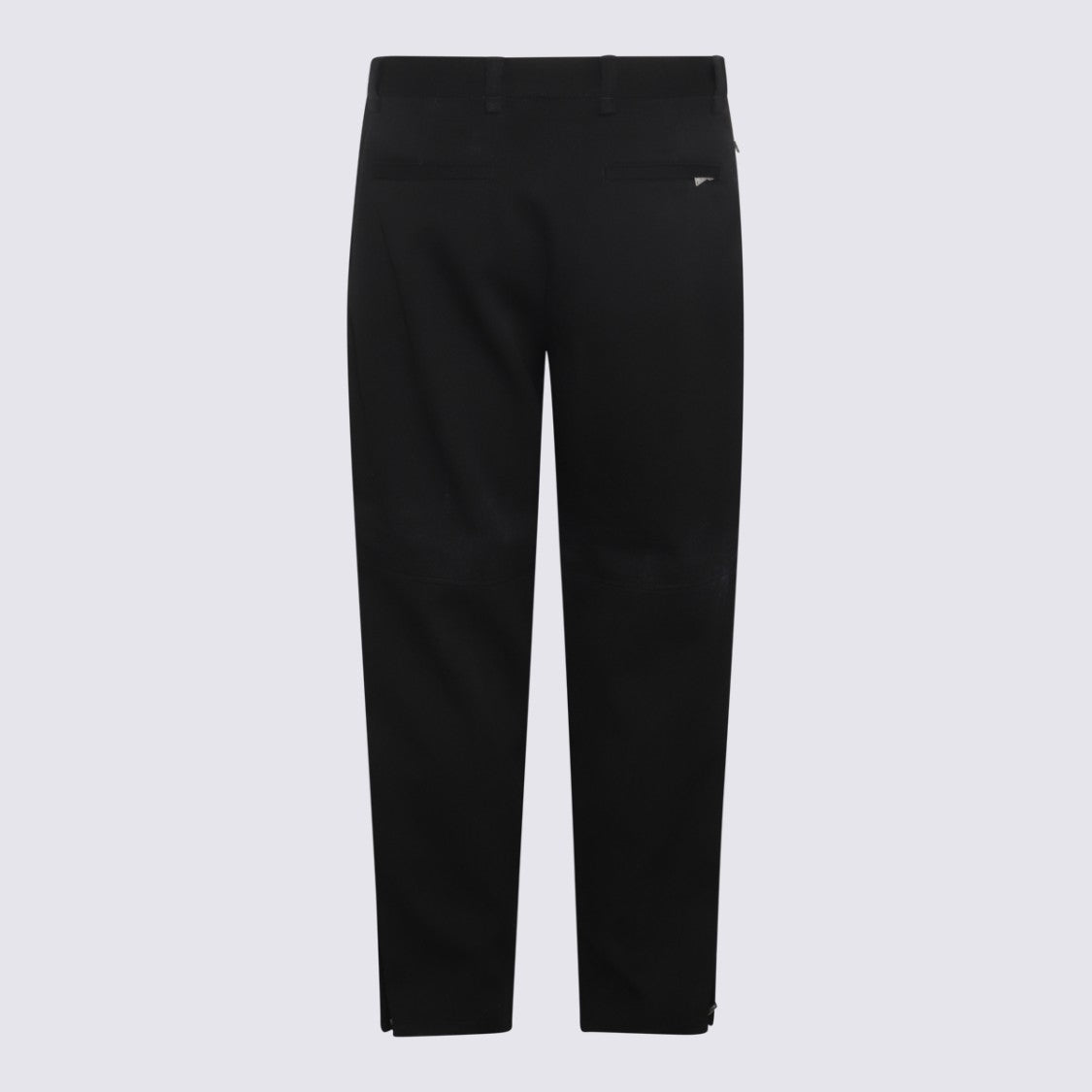 Lanvin Tailored Straight Leg Trousers With Subtle Metallic Accent
