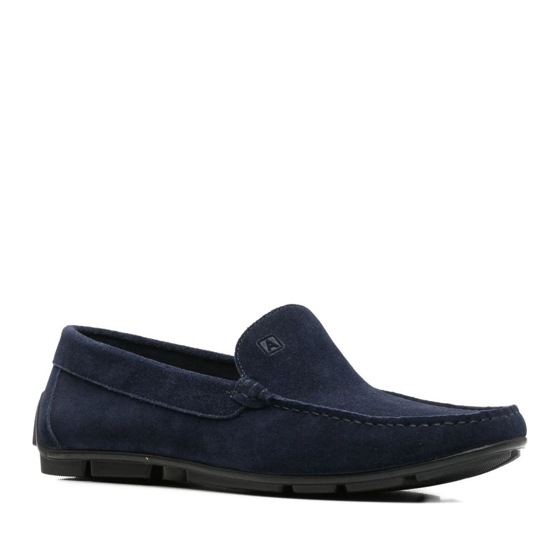 Alberto Gozzi Blue Leather Lining Suede Loafers