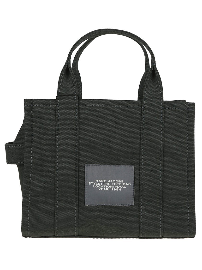 Marc Jacobs Compact Beige Cotton Tote With Dual Handles