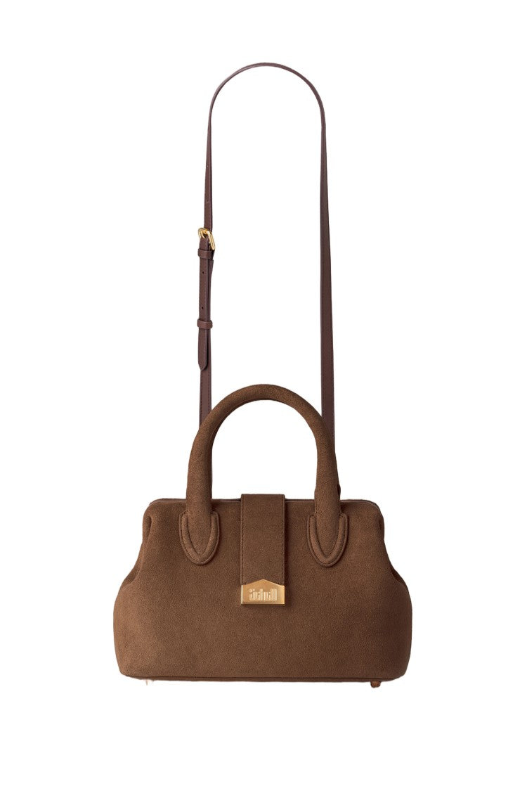 Schell Small Calfskin Doctor Bag With Detachable Strap