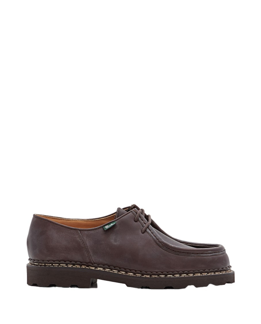 Paraboot Lace-Up Derby Shoes In Vegetable-Tanned Leather