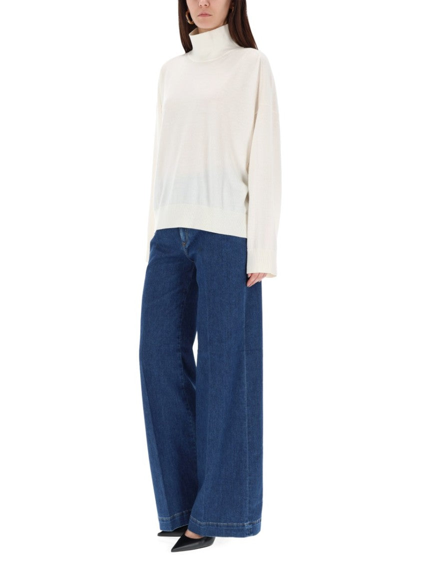 Pt Torino Blue Cotton Poppy High-Waist Jeans