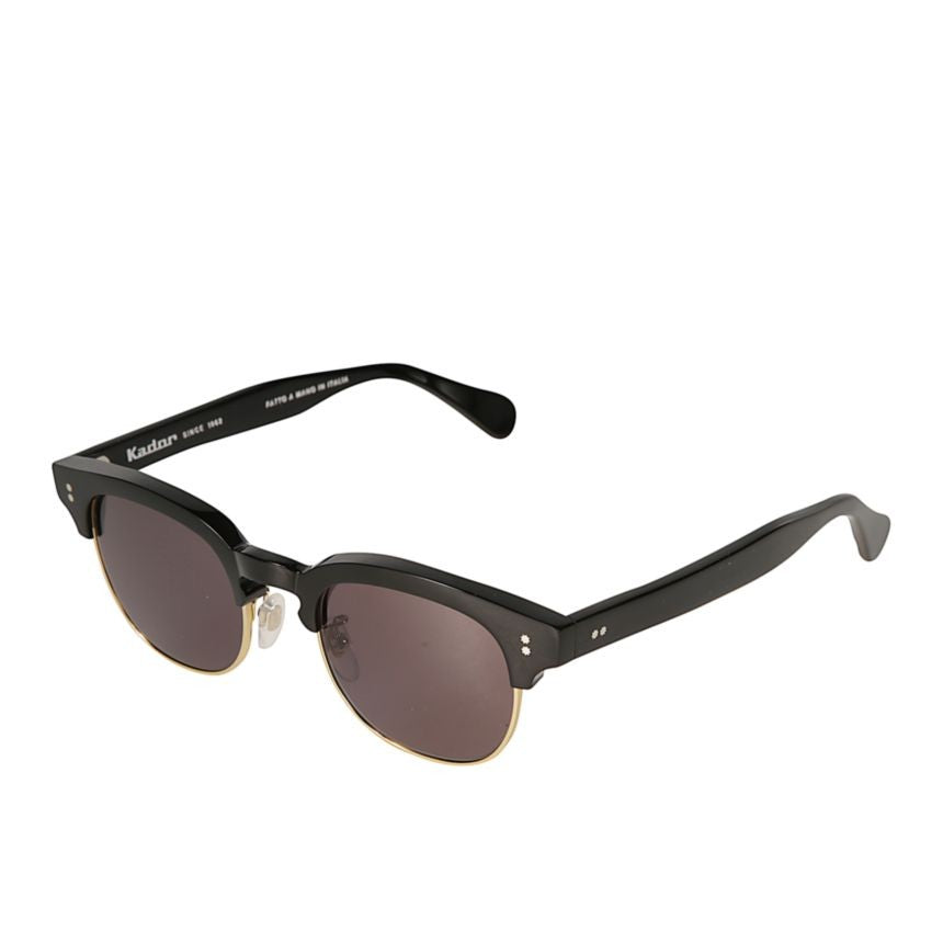 Kador Jolly Cm Classic Clubmaster Sunglasses With Bold Black Acetate