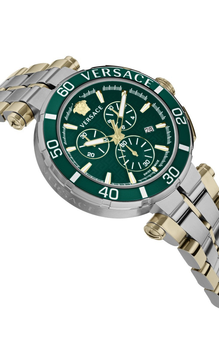 Versace Greca Chrono Bracelet Watch
