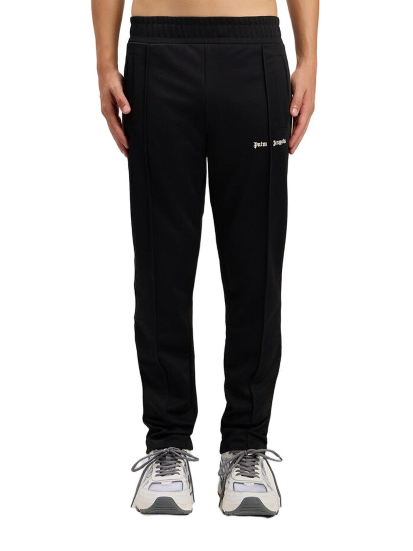 Palm Angels Black Classic Logo Track Polyester Pants