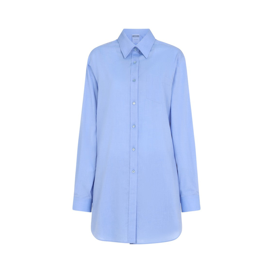 Moschino Light Blue Cotton Shirt