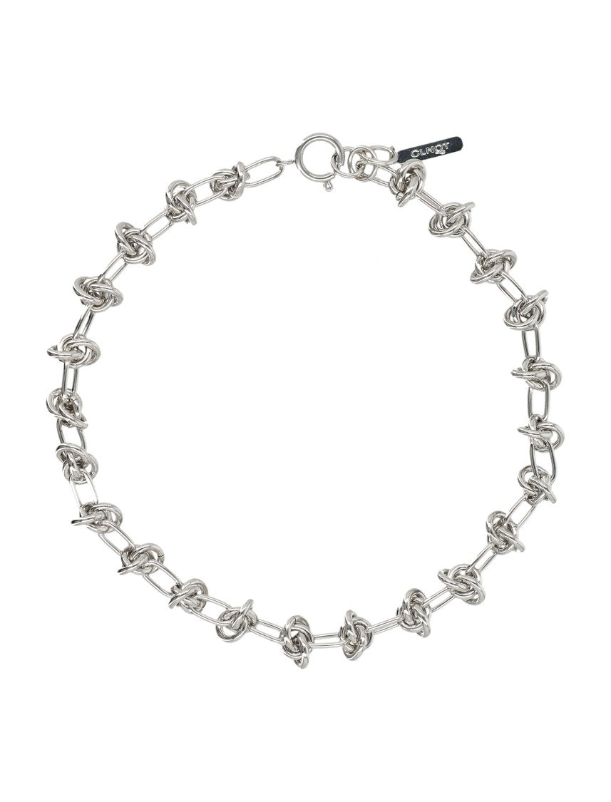 Justine Clenquet Sculptural Knot Chain Daria Choker