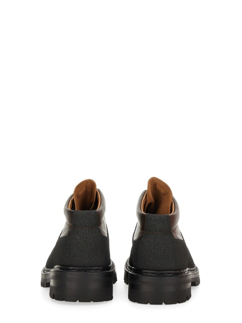 Our Legacy Rugged Black Leather Quest Shoe