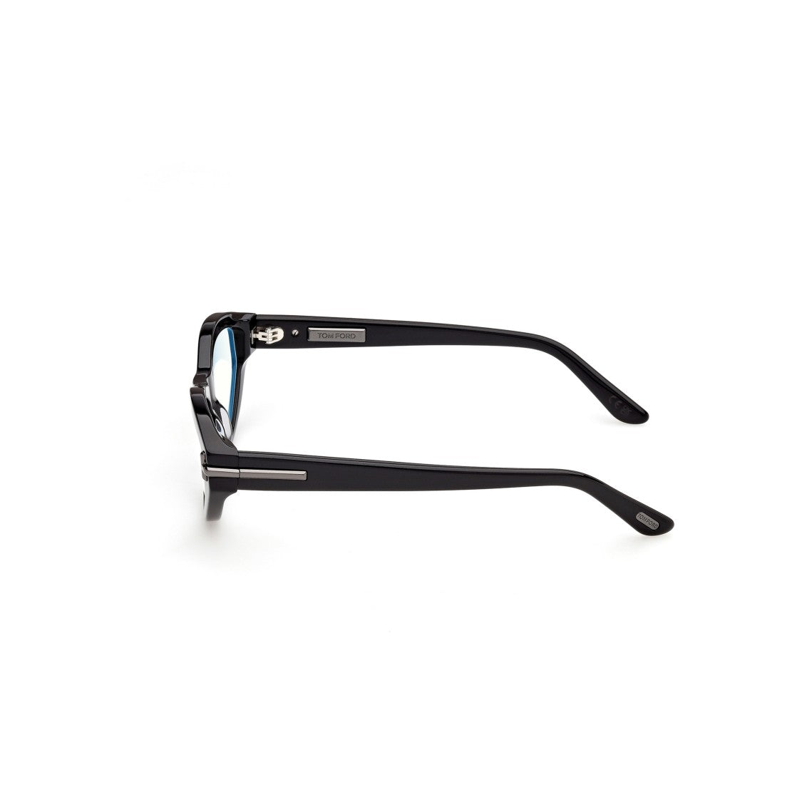 Tom Ford Ti5016-B Glossy Black Cat-Eye Eyeglasses