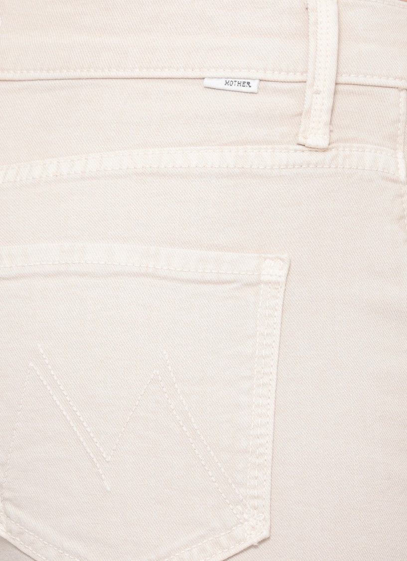 Mother Beige The Dodger Flood Jeans