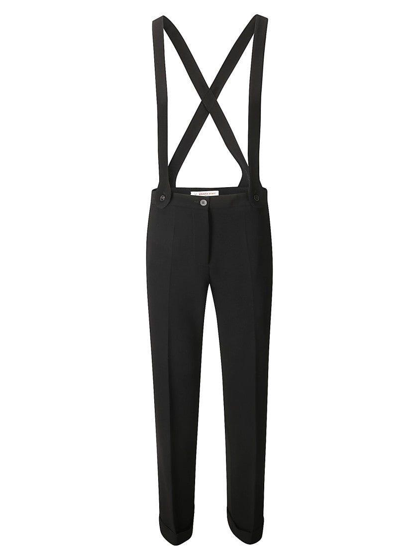 Alberto Biani Straight Leg Suspender Trousers