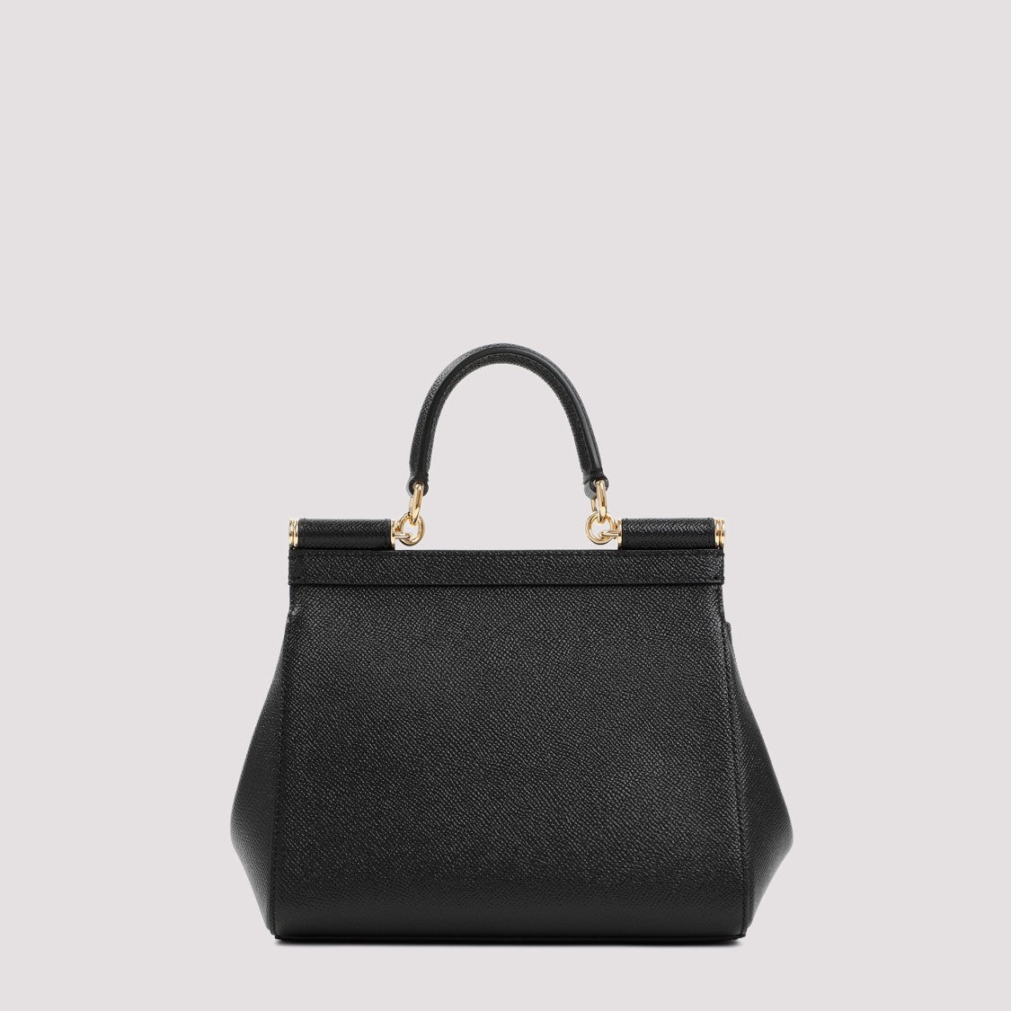 Dolce & Gabbana Black Leather Miss Sicily Bag