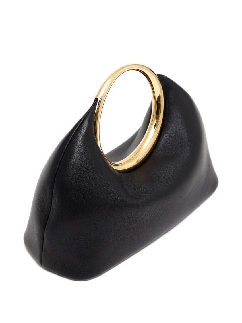 Jacquemus Black Bag With Circular Top Handle