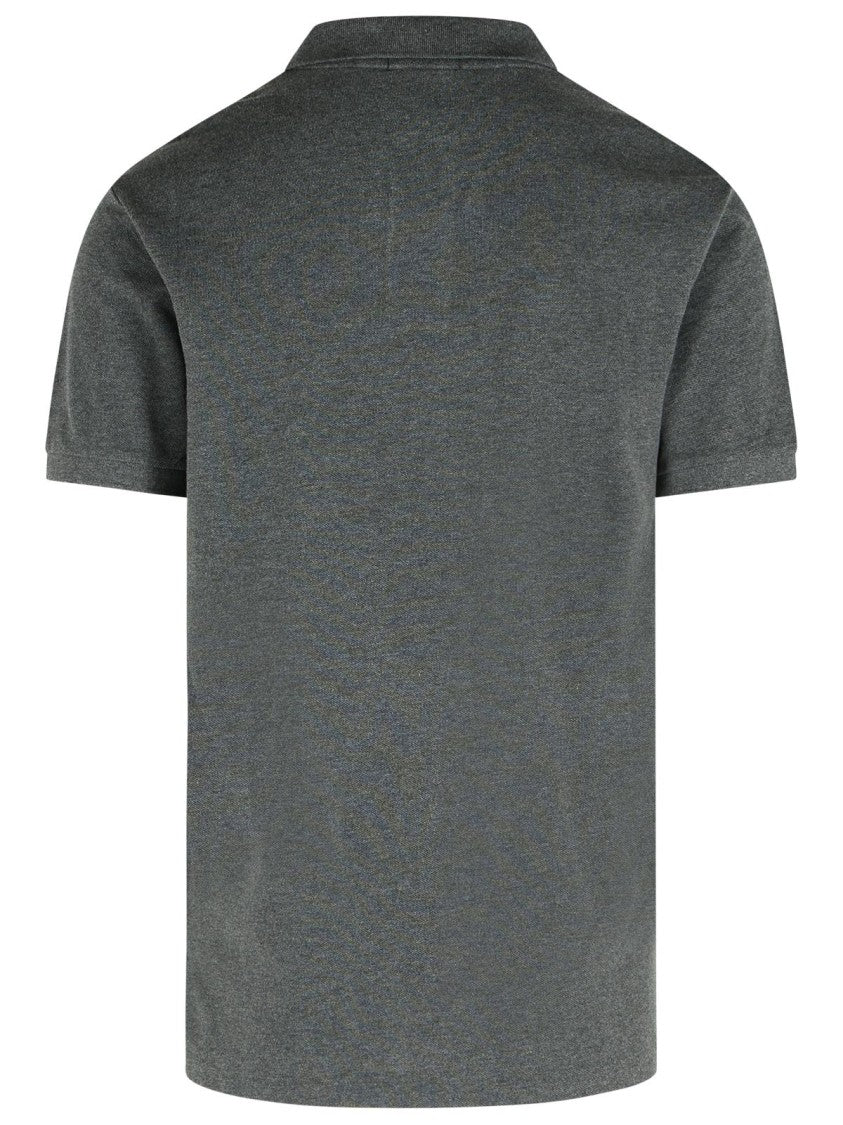 Polo Ralph Lauren Dark Grey Cotton Polo Shirt